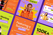 Business Talk Podcast Instagram Post, a Social Media Template by Annora Studio (Thumbnail 5 of 6)