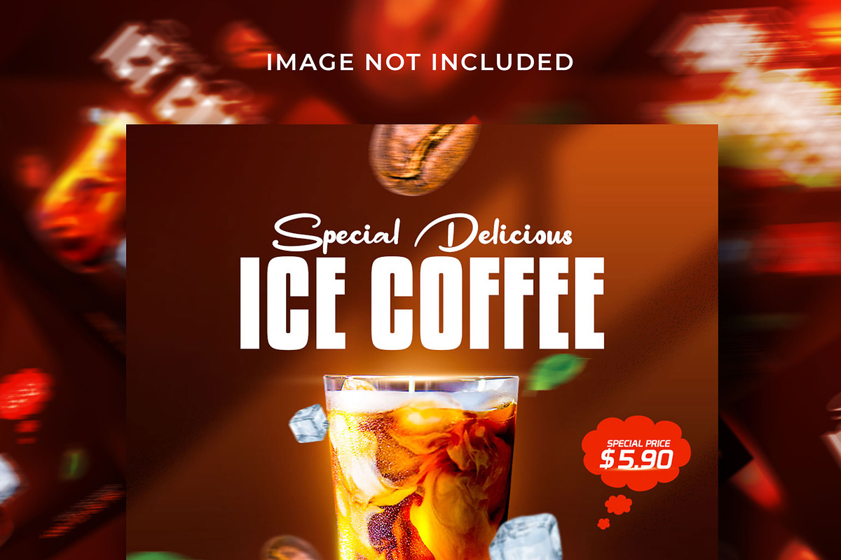 Milkshake Instagram Template, a Social Media Template by Design Fly (Photo 7 of 8)
