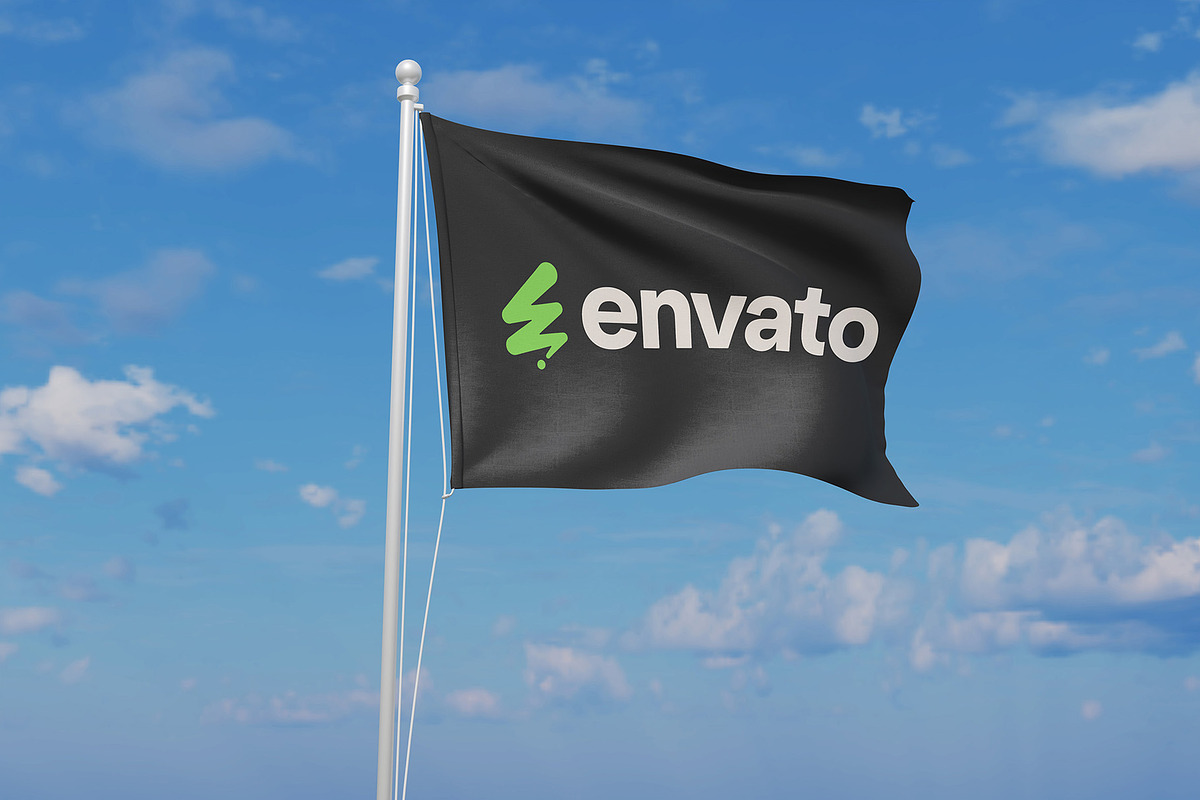 Flag Mockup, an Advertising Mockup by Pexelcorner (Photo 4 of 5)