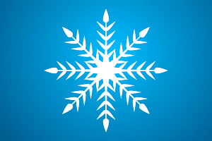 Christmas Snowflake Set Vector