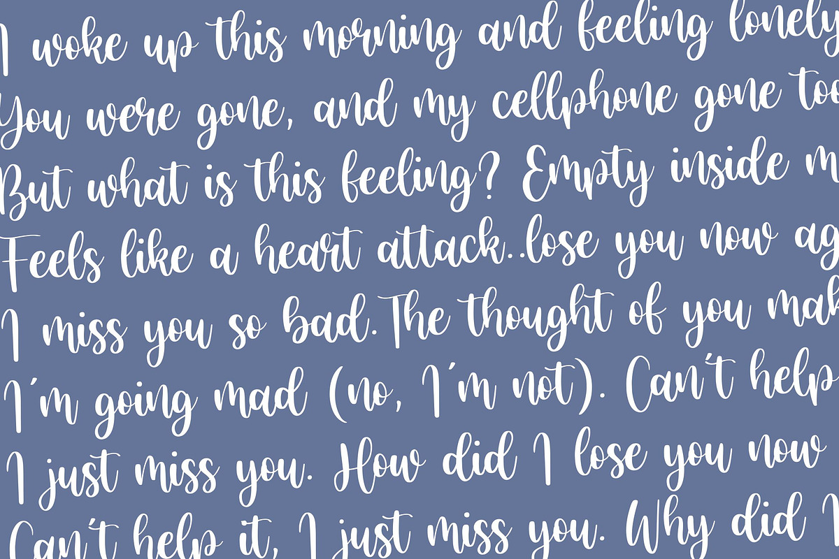 Goldie Rainbow - Handwritten Font, a Script Font by Balpirick Studio (Photo 5 of 7)