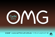 Cyclic Sans, a Sans Serif Font by ArtyType (Thumbnail 2 of 5)
