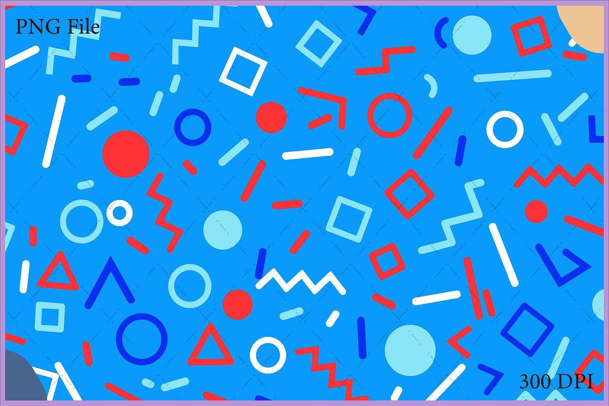 Abstract Memphis Seamless Pattern, an Object Illustration by Gfx Expert Team (Photo 1 of 3)