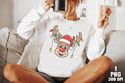 Merry Christmas Reindeer PNG, an Illustration by Daily.Designs (Thumbnail 6 of 10)