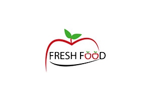 Fresh food Logo Design, a Branding & Logo Template by Salman Shop