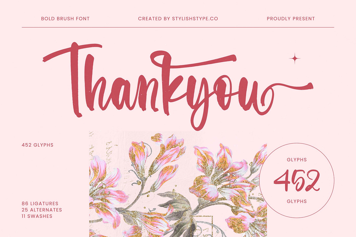 Selynadia Bold Brush Font, a Script Font by stylishtype.co (Photo 20 of 20)