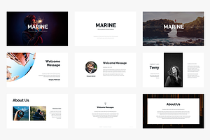 MARINE - Powerpoint Template