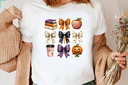 Halloween Back to School Coquette, a Seasonal Illustration by CraftArtStudio (Thumbnail 3 of 4)