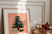 Christmas Frame Mockup – Boho Wall A, a Mockup by Jusvana Mockup (Thumbnail 2 of 10)