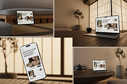 Japandi Branding Mockup Bundle, a Device Mockup by Dirtytemp Studio (Thumbnail 4 of 5)