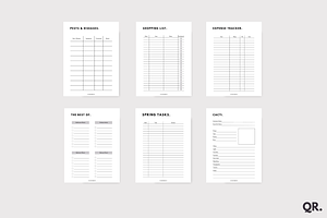 Houseplant Care Printable Planner