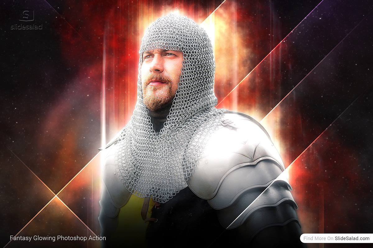 Fantasy Glowing Photoshop Action, an Action Add-On by SlideSalad (Photo 2 of 15)