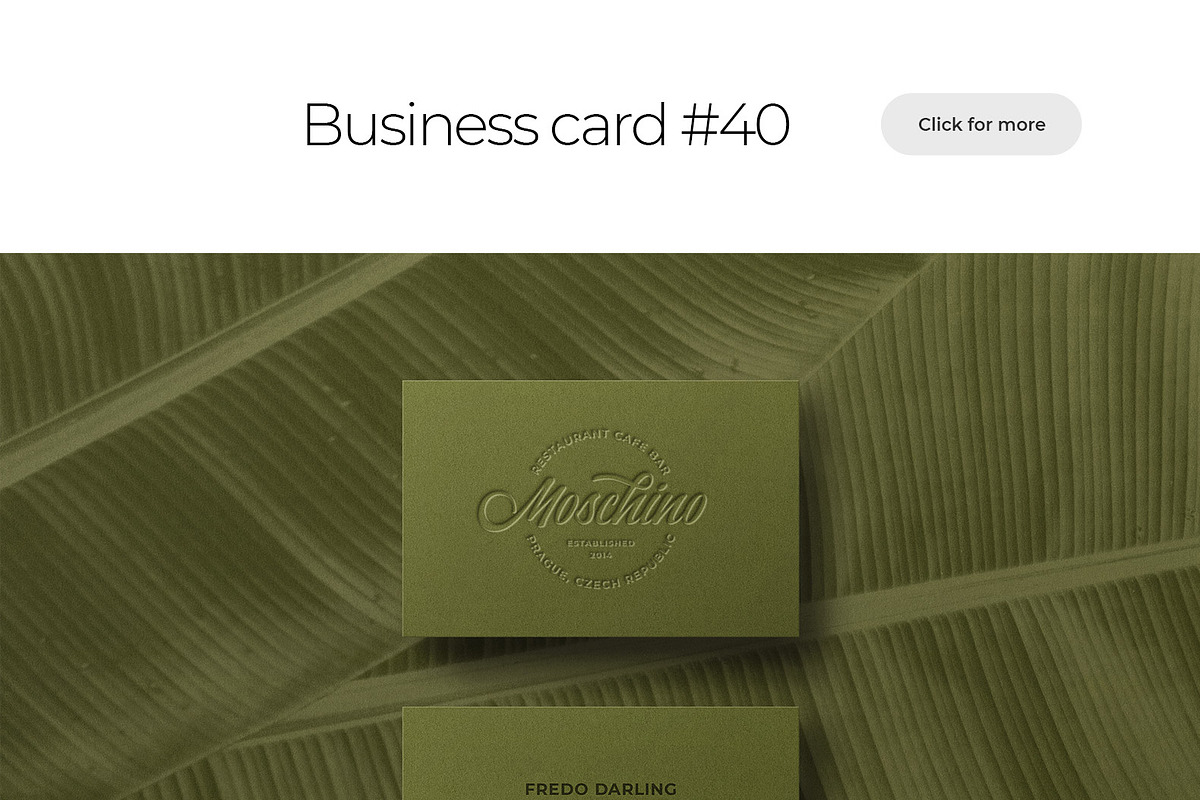 Business Card Mockup Template Bundle, a Business Card Template by PrintPixel (Photo 65 of 104)