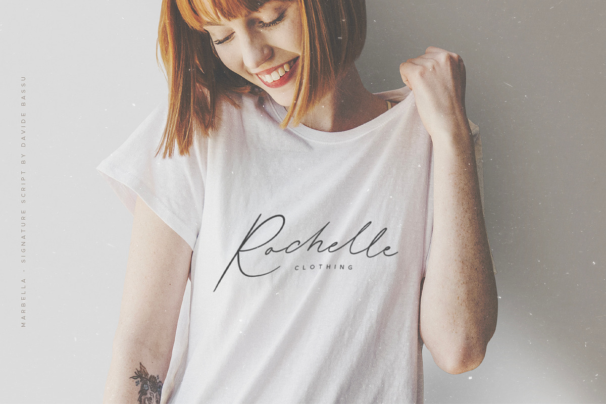 Marbella - Stylish signature script preview 8