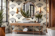 Decorative Geometric Fans, a Wallpaper Graphic by MalyskaStudio (Thumbnail 3 of 7)
