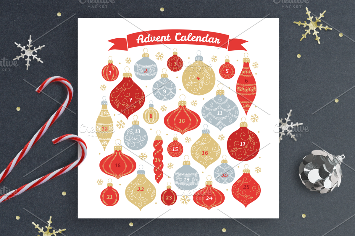 Christmas Advent Calendar, an Icon by miumiu