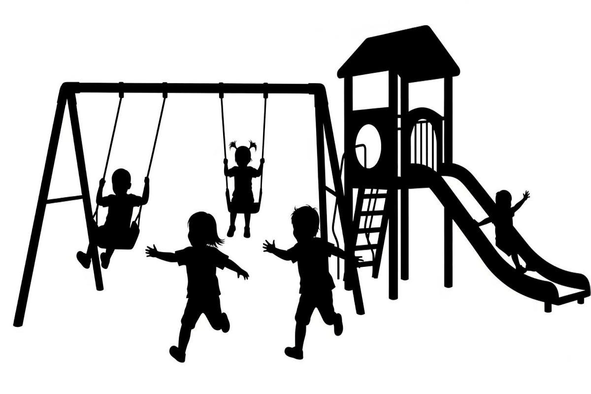 50 Kids Playground Silhouette Bundle, an Illustration by Gfx_Store (Photo 10 of 51)