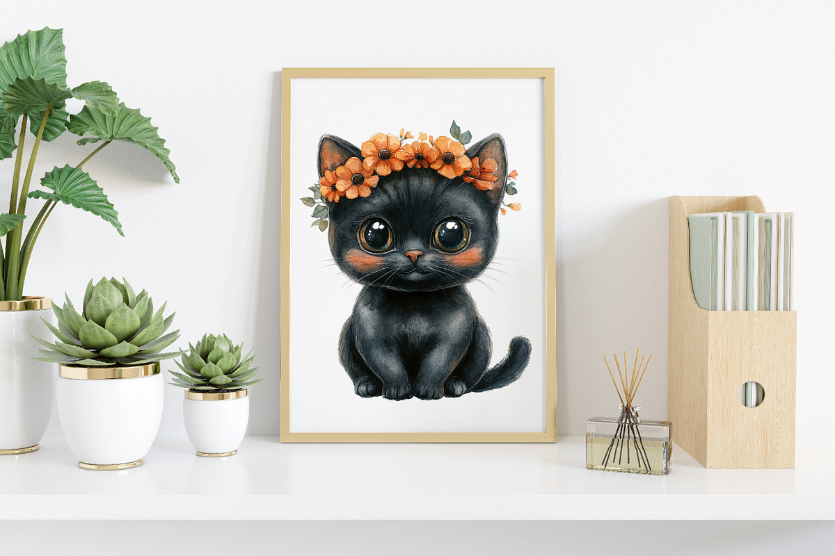 Kawaii Baby Halloween Clipart Bundle, an Illustration by Canvas Craft (Photo 7 of 8)