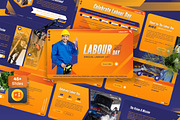 Labour - Labour Day Powerpoint, a Presentation Template by Dhabee (Thumbnail 1 of 8)