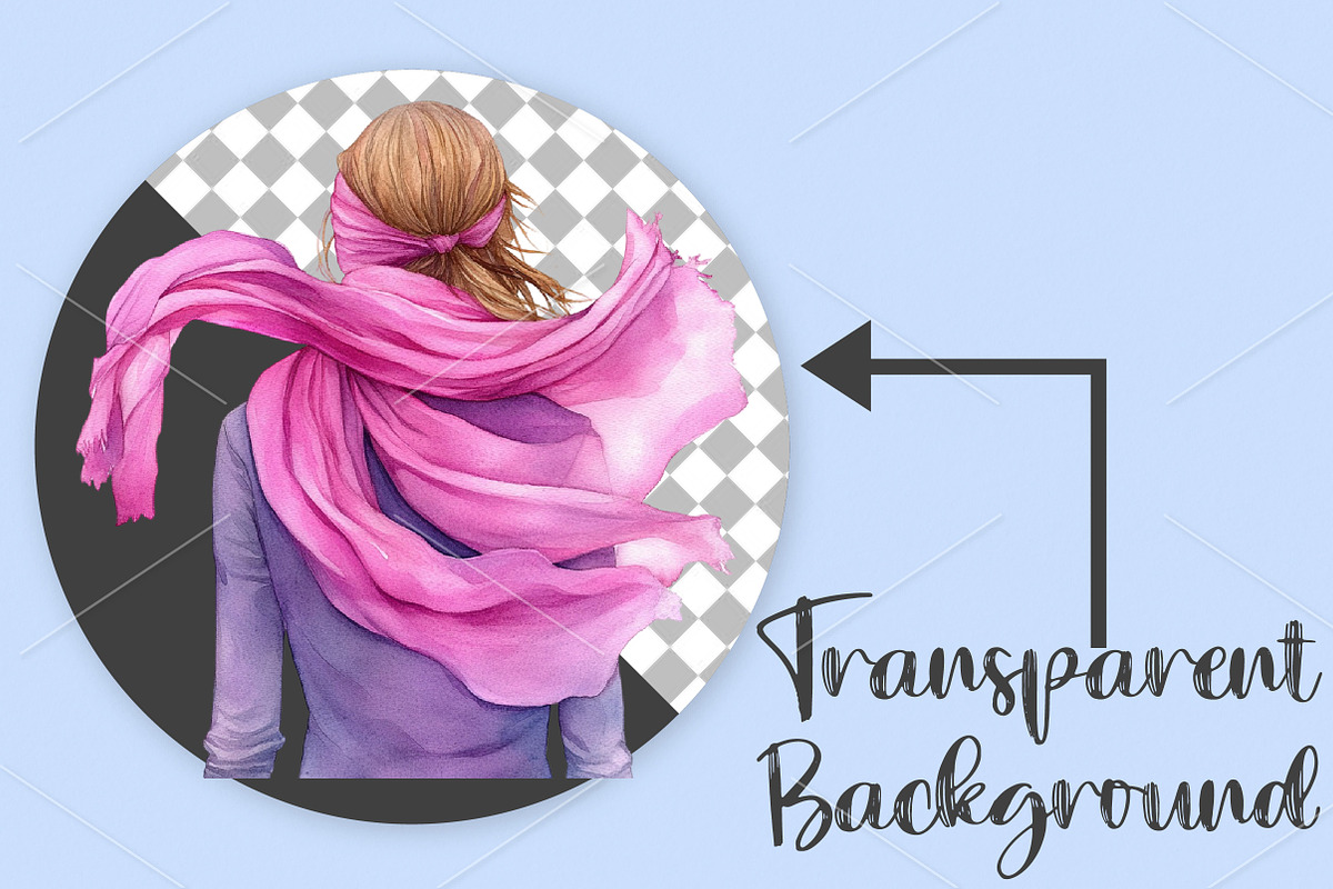 Glamour Girl Glam Pink Clipart PNG, an Illustration by Canvas Craft (Photo 2 of 7)