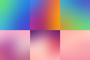 55 Blurred gradient backgrounds, a Texture Graphic by karetniy (Thumbnail 4 of 10)
