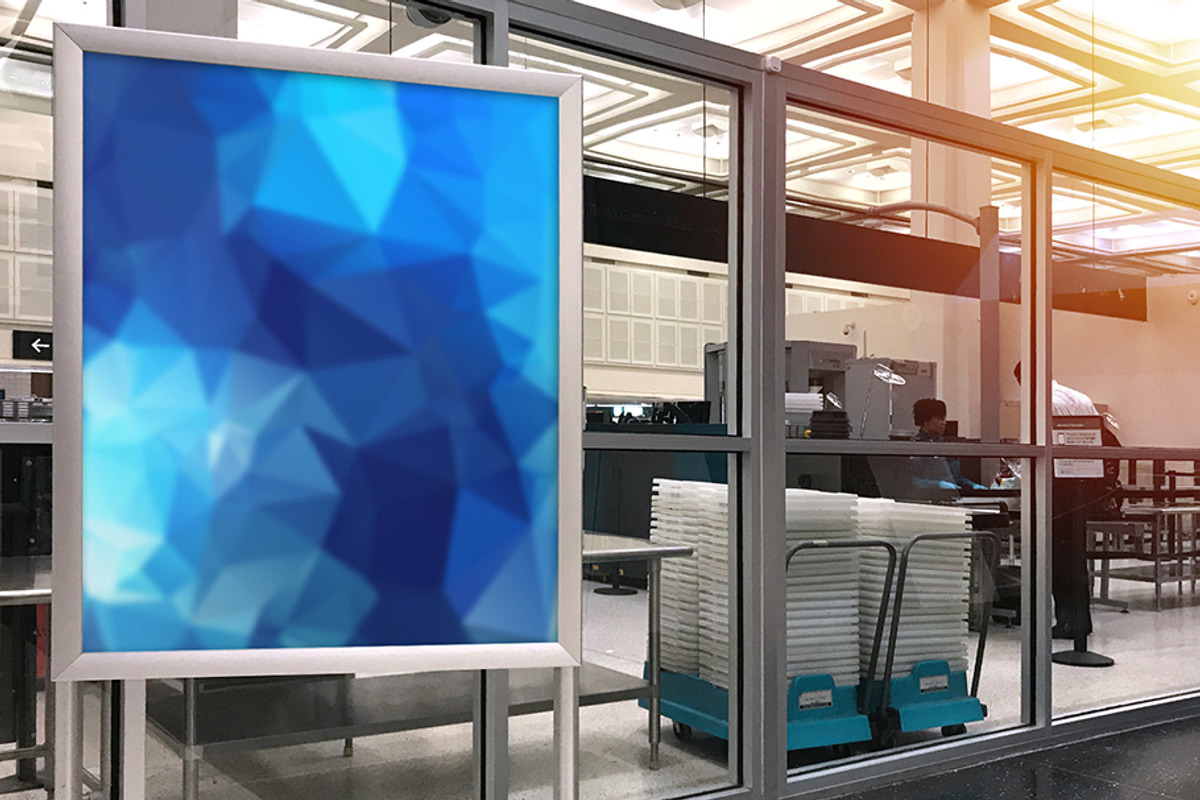 Airport Signage 2.0 - 22psd files, an Advertising Mockup by Shop Mockpro (Photo 19 of 22)