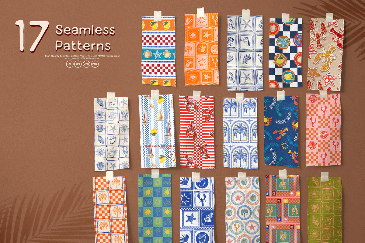 Checkered Summer, a Pattern Graphic by MSNTY STUDIOX (Photo 5 of 28)