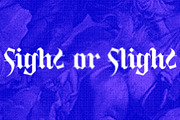 KT Cement - Experimental Blackletter, a Blackletter Font by Kulturë Type (Thumbnail 5 of 8)