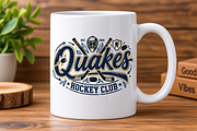 Quakers Hockey Club Vintage Sports, an Object Graphic by Artivon (Thumbnail 3 of 3)