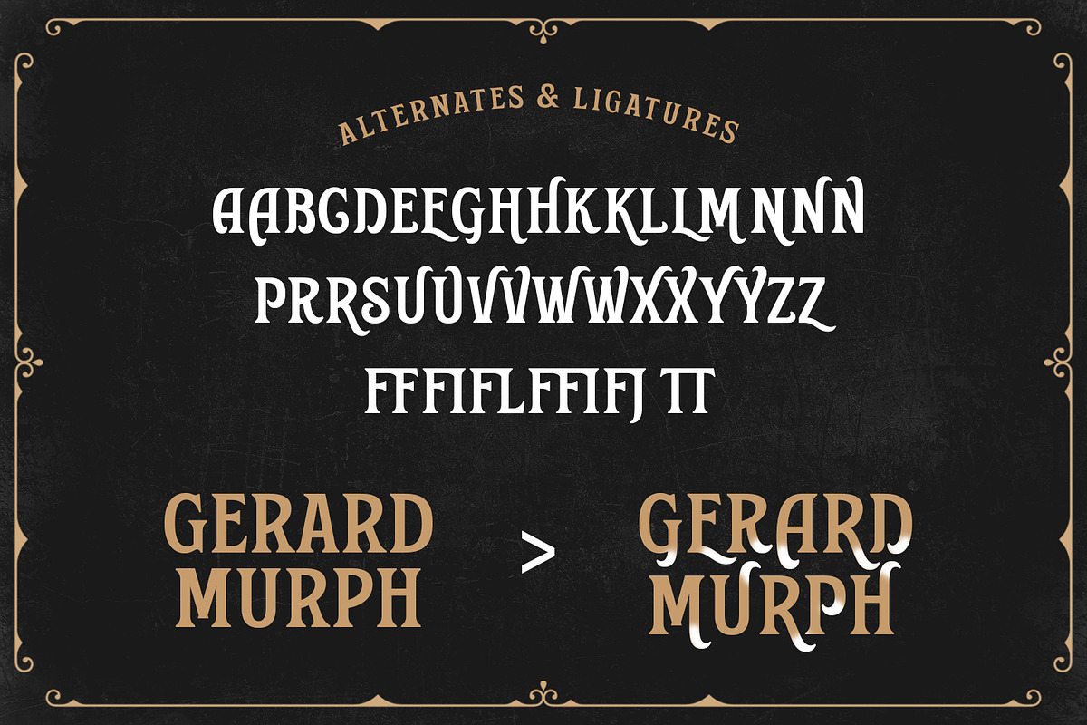 Royal Knight – Vintage Font, a Blackletter Font by Almarkhatype (Photo 9 of 10)