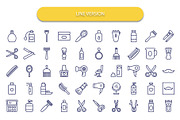 Hair Salon Vector Icon | AI | SVG, a Solid Icon by Vector Portal (Thumbnail 3 of 4)