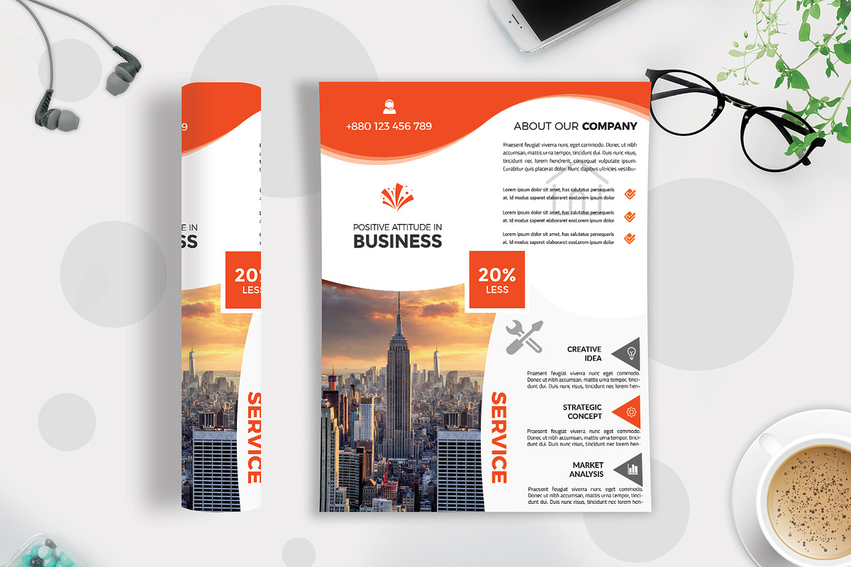 50+ Business Flyers Bundle, a Flyer Template by Imagine Design Studio (Photo 32 of 52)
