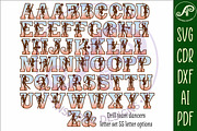Drill team dancers alphabet set x 55, an Object Graphic by A P Inspired Designs (Thumbnail 3 of 6)