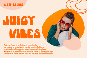 Nice Trendy - A Groovy Typeface