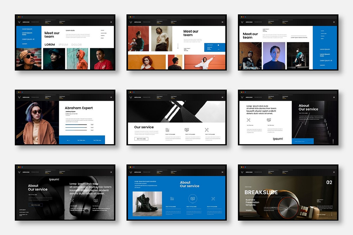 Abraham  – Business PowerPoint Templ, a Presentation Template by Dens Creative Studio (Photo 3 of 6)