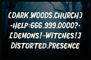 Madness Scratch Display Horror Font, a Blackletter Font by gracetype_studio (Thumbnail 4 of 12)
