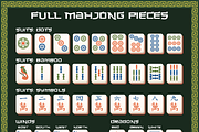Mahjong Game Assets Pack, an Object Graphic by pzUH (Thumbnail 2 of 3)