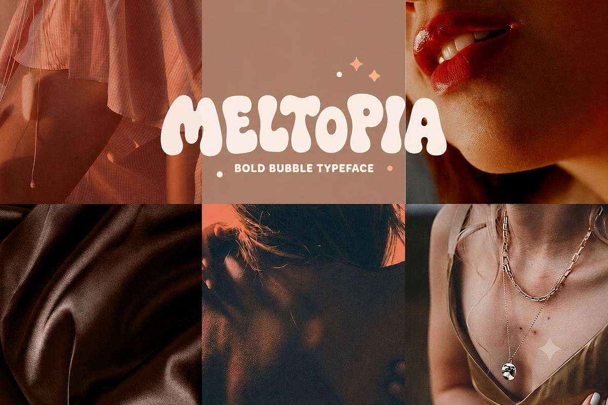 Meltopia Liquid Font for Branding, a Sans Serif Font by RAHMAT (Photo 2 of 4)