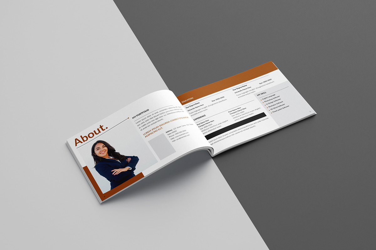 Design Portfolio Template, a Brochure Template by Template Shop (Photo 6 of 9)