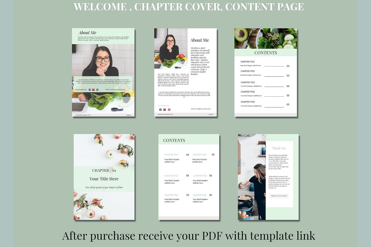 Nutrition Coach Course Creator Canva, a Social Media Template by Deepa Template Studio (Photo 30 of 48)