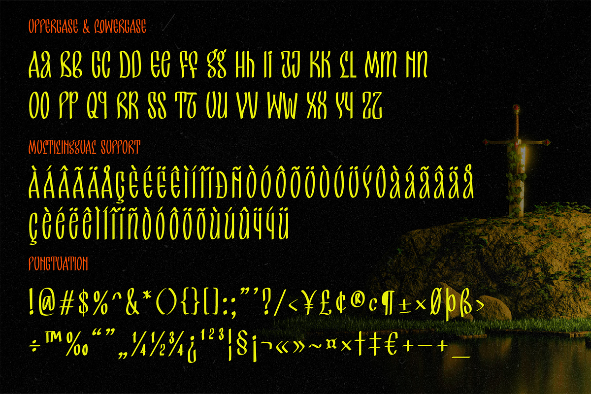 Locttezo Gothic Display, a Blackletter Font by Portocraft (Photo 9 of 13)