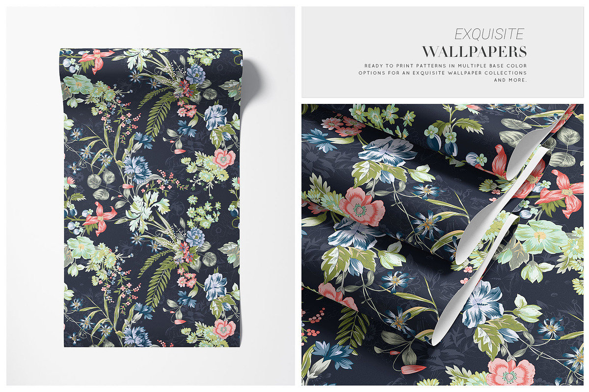 Meadow Flowers Floral Pattern, a Pattern Graphic by Pink Linen (Photo 9 of 12)