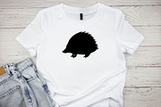 Hedgehog Silhouette SVG, an Animal Illustration by newminddesign (Thumbnail 2 of 10)