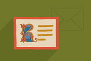 Ulm Initials medieval font, a Blackletter Font by kaer_shop (Thumbnail 4 of 13)