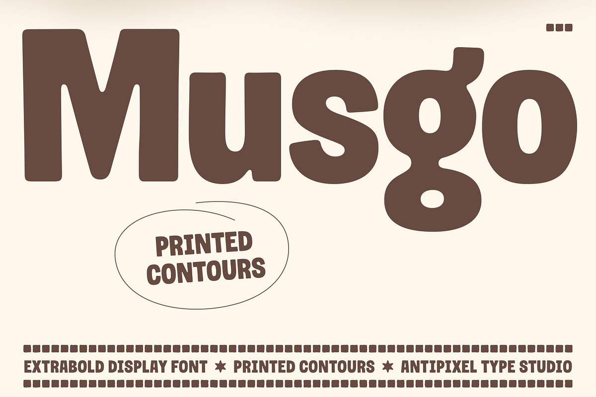 Musgo | Soft Condensed Rounded Sans, a Sans Serif Font by Antipixel Type Studio (Photo 1 of 19)