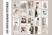 NEUTRAL Instagram Templates Bundle, a Social Media Template by LushBury (Thumbnail 4 of 9)