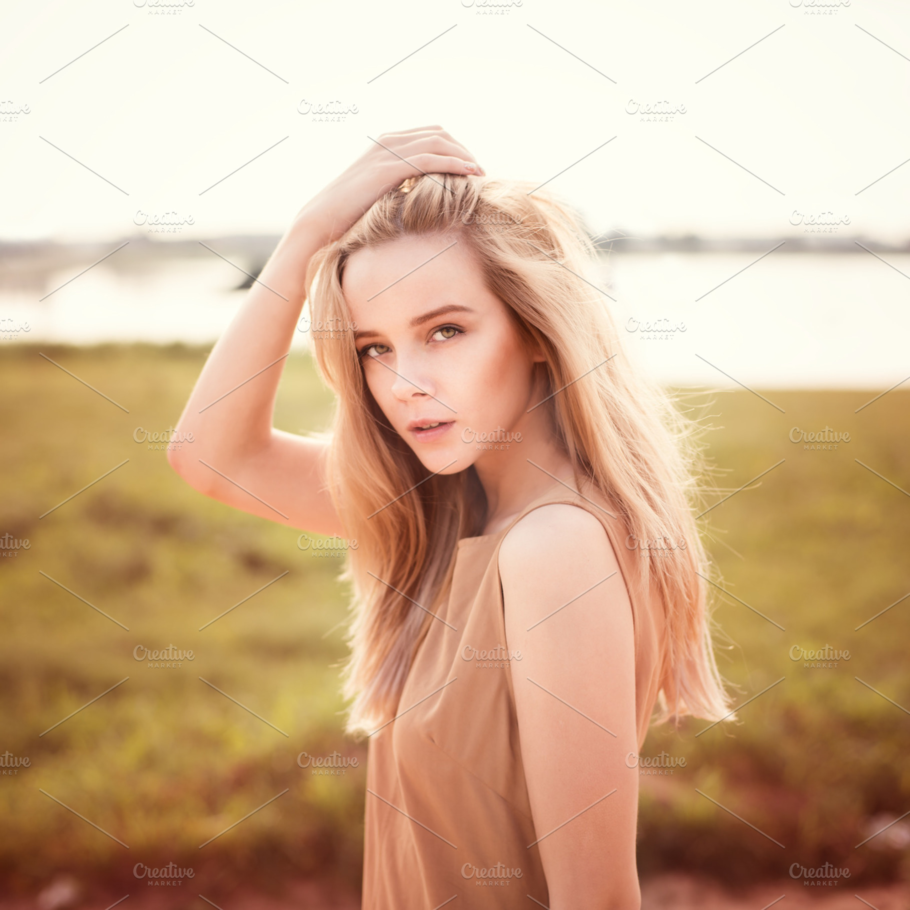 The beautiful blonde on the beach, a Beauty & Fashion Photo by Aleshyn Andrei