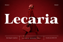 Lecaria Editorial Modern Serif Font