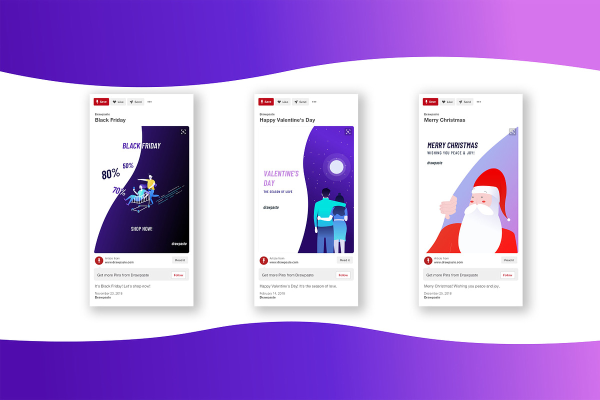 Festive Season Pack, a Social Media Template by Drawpaste (Photo 14 of 14)