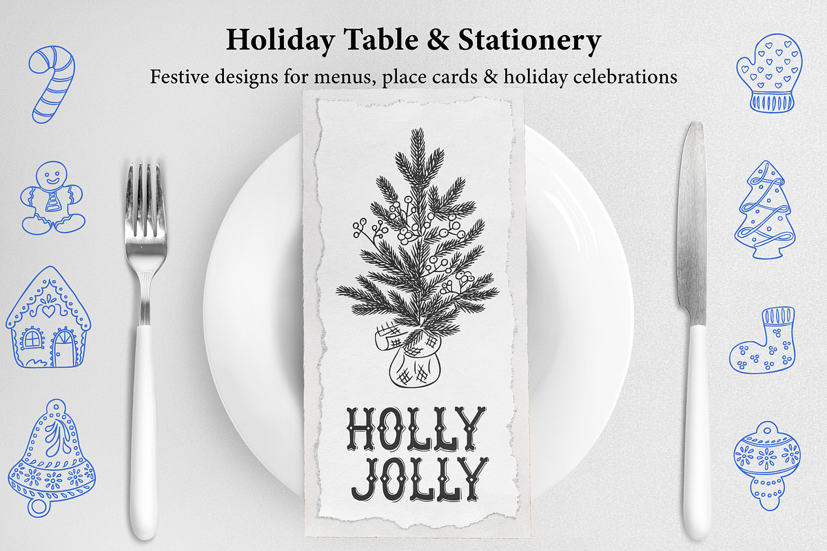 Merry Christmas HandDrawn Collection, a Decorative Illustration by Decor Lines (Photo 10 of 12)